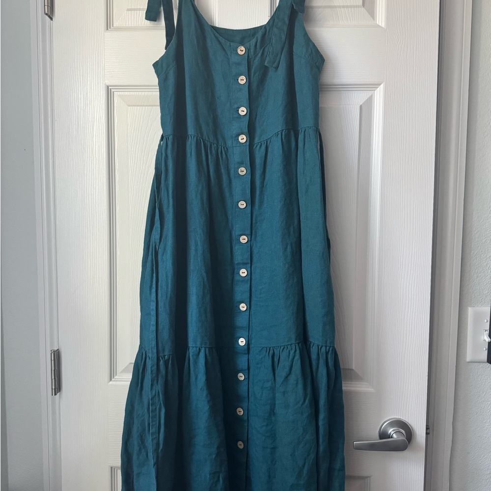 SOLD Not perfect Linen Sarah dress